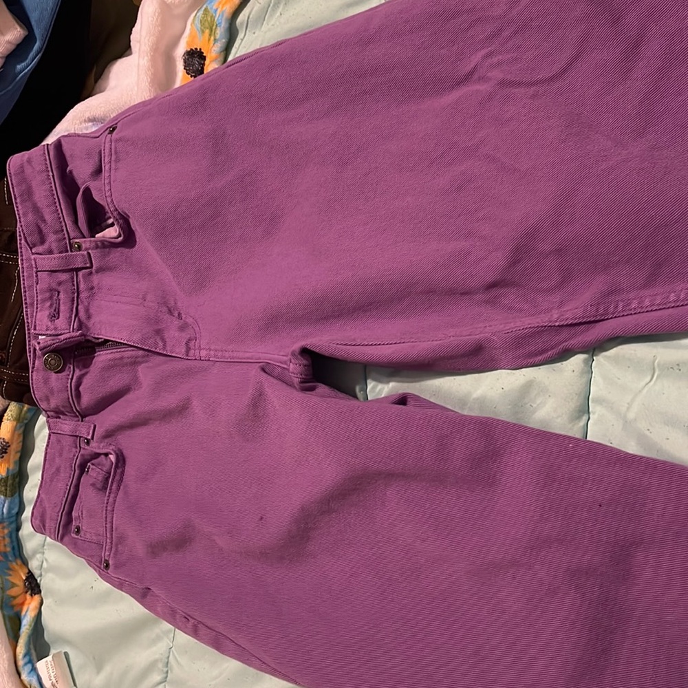 NEVER WORN purple high waisted pants